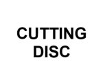 CUTTING DISC