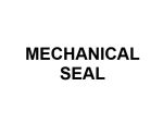 MECHANICAL SEAL